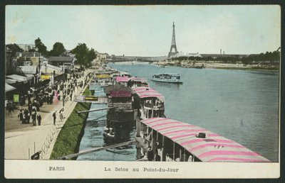 River Seine at Point-du-Jour by French Photographer